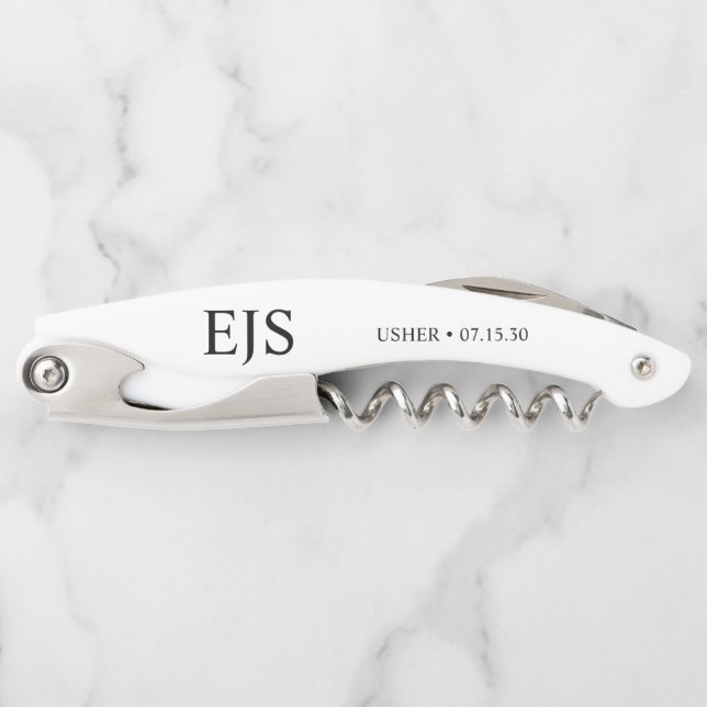 Usher Personalized Waiter's Corkscrew (Front)