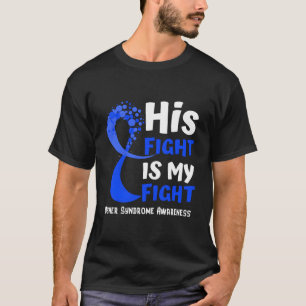 Usher Syndrome Awareness Blue Ribbon Hope Family F T-Shirt