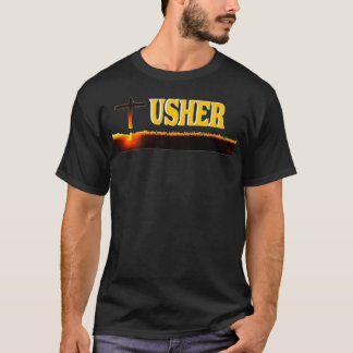 Usher Uniform  for Christians church Gift Men  Wom T-Shirt