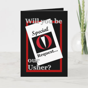 USHER Wedding Invitation - Special Request
