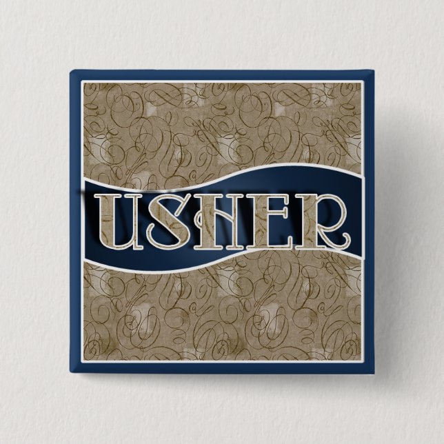 Usher's Pin / Button (Front)