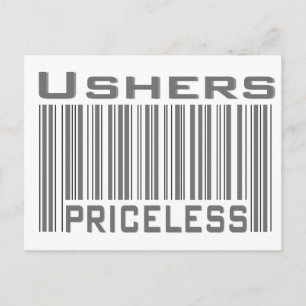 Ushers Priceless Postcard