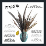 Ushpizin & Arba Minim Poster<br><div class="desc">Choose your size,  your media,  and consider adding a lovely frame.  Beautify your succah.  The Yehudis L Store has created hundreds of Jewish products and is constantly expanding.  Tell your friends and send them our link:  http://www.zazzle.com/YehudisL*</div>