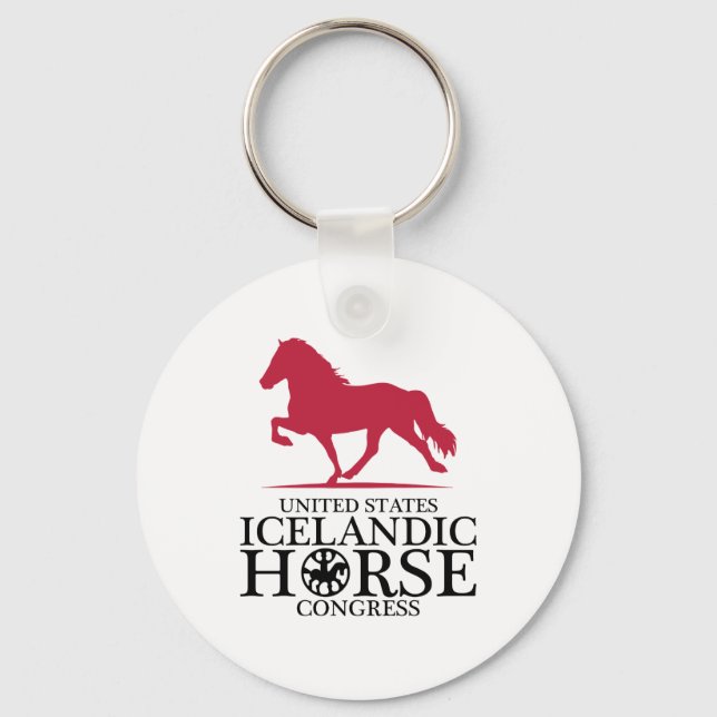 USIHC Button Keychain (Front)