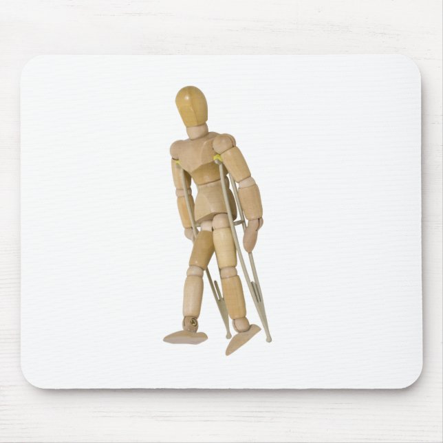 UsingCrutches013110 Mouse Pad (Front)