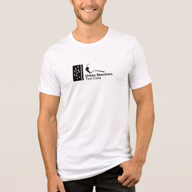 USK Twin Cities Black Logo Premium Tri-Blend Shirt (Front)