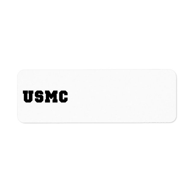 USMC [bold text] (Front)