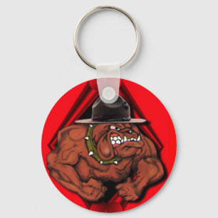USMC Devil Dog Keychain