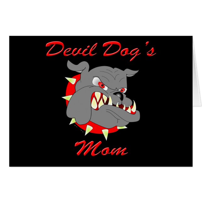 USMC Devil Dog's Mom (Front Horizontal)