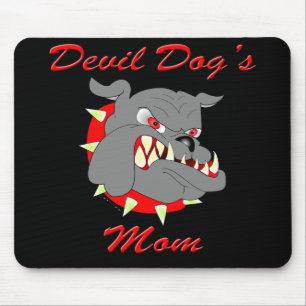 USMC Devil Dog's Mom Mouse Pad