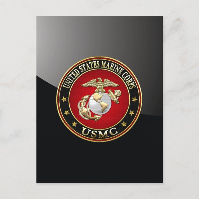 USMC EGA [Special Edition] [3D] Postcard (Front)