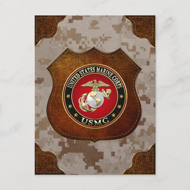 USMC EGA [Special Edition] [3D] Postcard (Front)