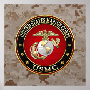 USMC EGA [Special Edition] [3D] Poster
