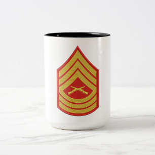USMC Gunnery Sergeant Rank Military Coffee Mug