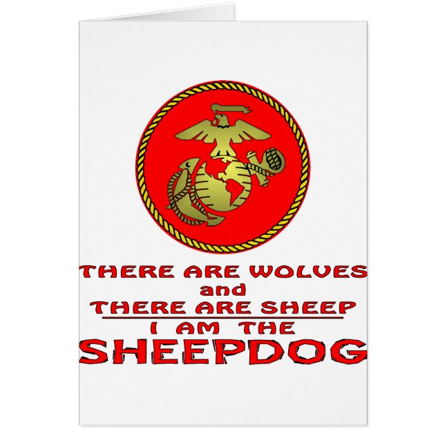 USMC Il Y A Des Loups Et Des Moutons (Devant)