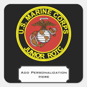 USMC Junior Reserve Officers' Training Corps Square Sticker