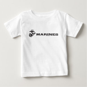 USMC Logo - Black Baby T-Shirt