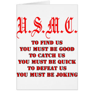 USMC pour nous attraper ou nous vaincre