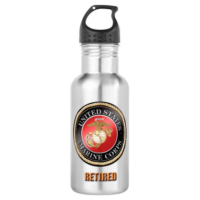 USMC Retired Water Bottle (Front)