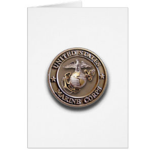 USMC Seal Carte personnalisable pour n'importe que