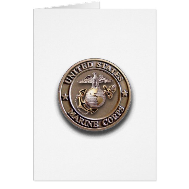 USMC Seal Customizable Card for Any Occassion! (Front)
