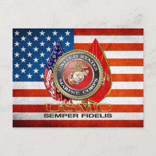 USMC Semper Fi [Special Edition] [3D] Postcard