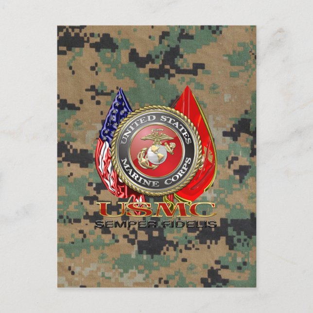USMC Semper Fi [Special Edition] [3D] Postcard (Front)