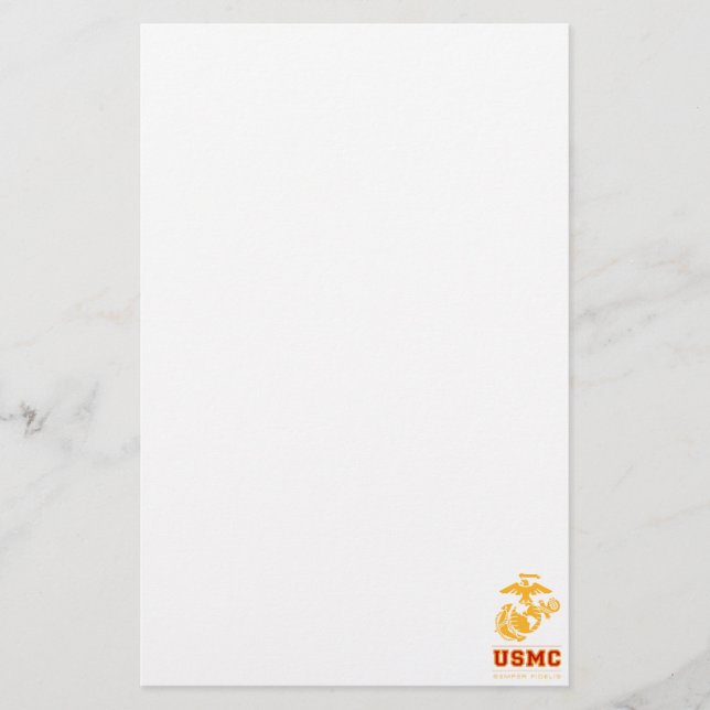 USMC Semper Fidelis [Semper Fi] Stationery (Front)
