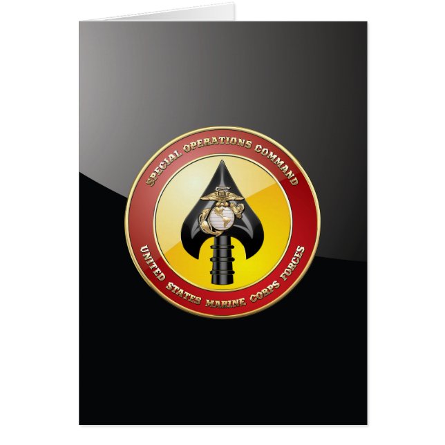 USMC Special Operations Command (MARSOC) [3D] (Front)