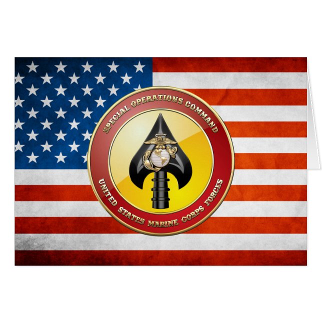 USMC Special Operations Command (MARSOC) [3D] (Front Horizontal)