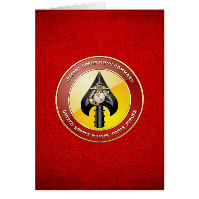 USMC Special Operations Command (MARSOC) [3D] (Front)