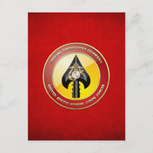 USMC Special Operations Command (MARSOC) [3D] Postcard