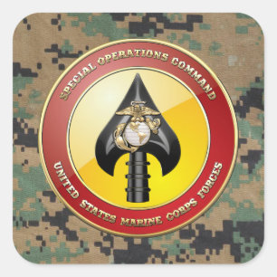 USMC Special Operations Command (MARSOC) [3D] Square Sticker