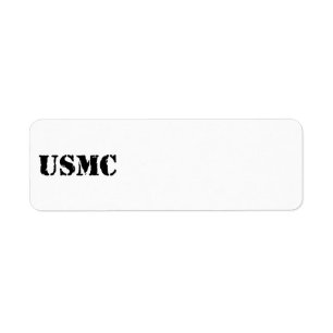 Usmc [texte de pochoir]