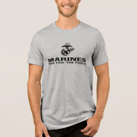 USMC "The Few, The Proud" Stacked Black Logo