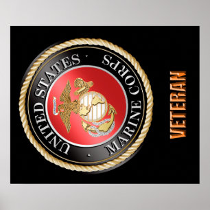 USMC Veteran Poster