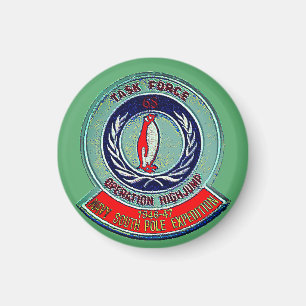 USN RETRO PATCH MAGNET
