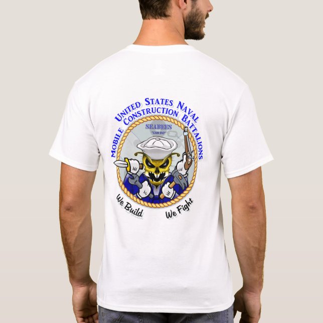 USN Seabees, Can Do T-Shirt (Back)