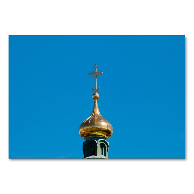 Uspenski Cathedral Dome Table Number (Front)