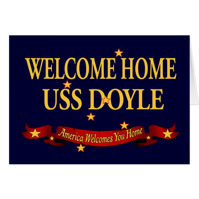 USS à la maison bienvenu Doyle (Devant horizontal)