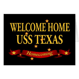 USS à la maison bienvenu le Texas
