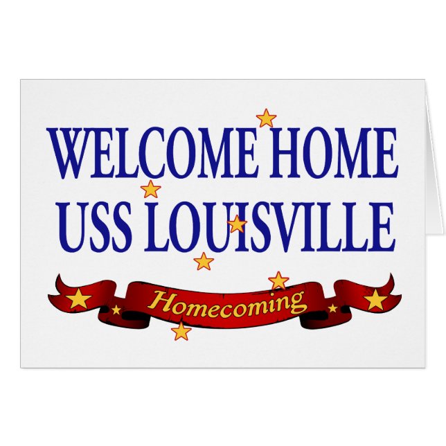 USS à la maison bienvenu Louisville (Devant horizontal)