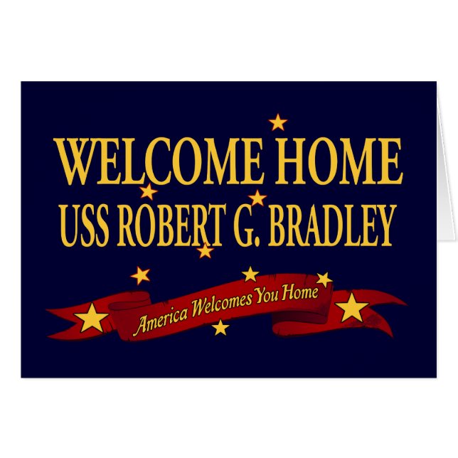 USS à la maison bienvenu Robert G. Bradley (Devant horizontal)