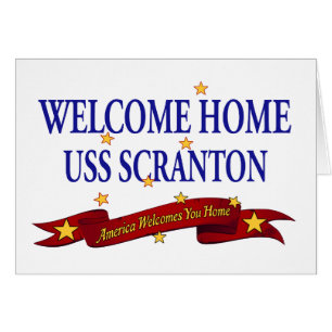USS à la maison bienvenu Scranton