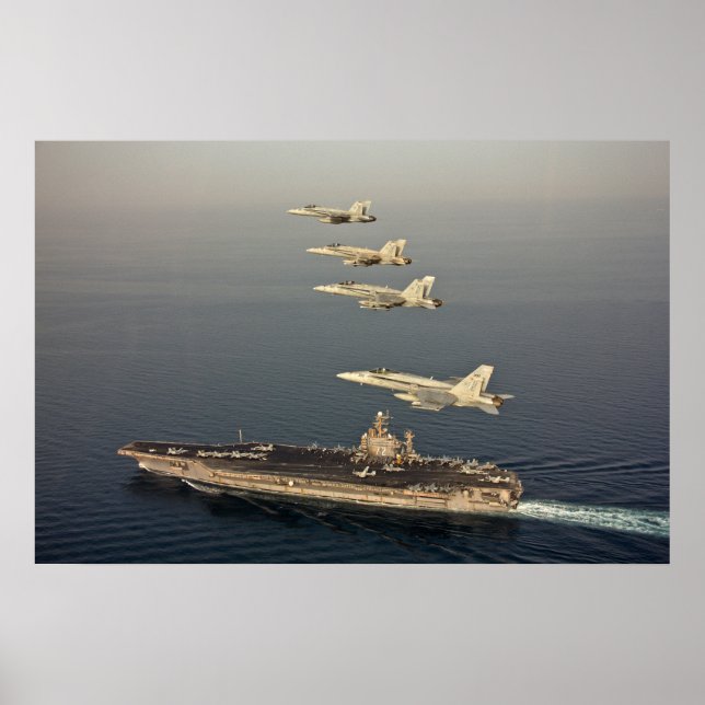 USS Abraham Lincoln (CVN 72) Poster (Front)