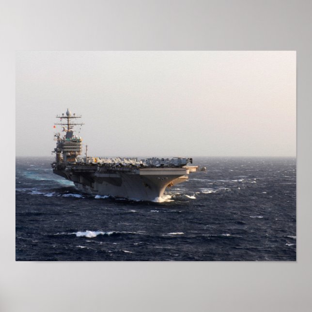 USS Abraham Lincoln (CVN 72) Poster (Front)