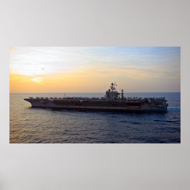 USS Abraham Lincoln (CVN 72) Poster (Front)