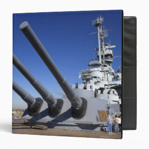 USS Alabama Battleship at Battleship Memorial 2 Binder