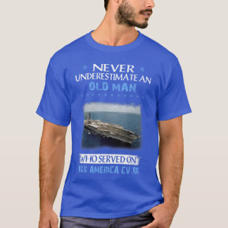 USS America CV66 Veterans Day Christmas retro boy T-Shirt