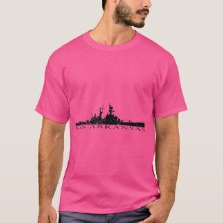 USS Arkansas CGN41 distressed graphic T-Shirt